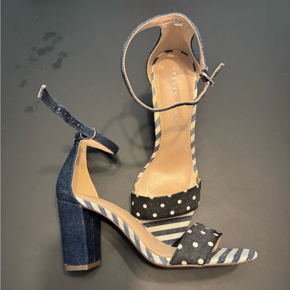 KELLY & KATIE POLKA DOT SANDAL size 6